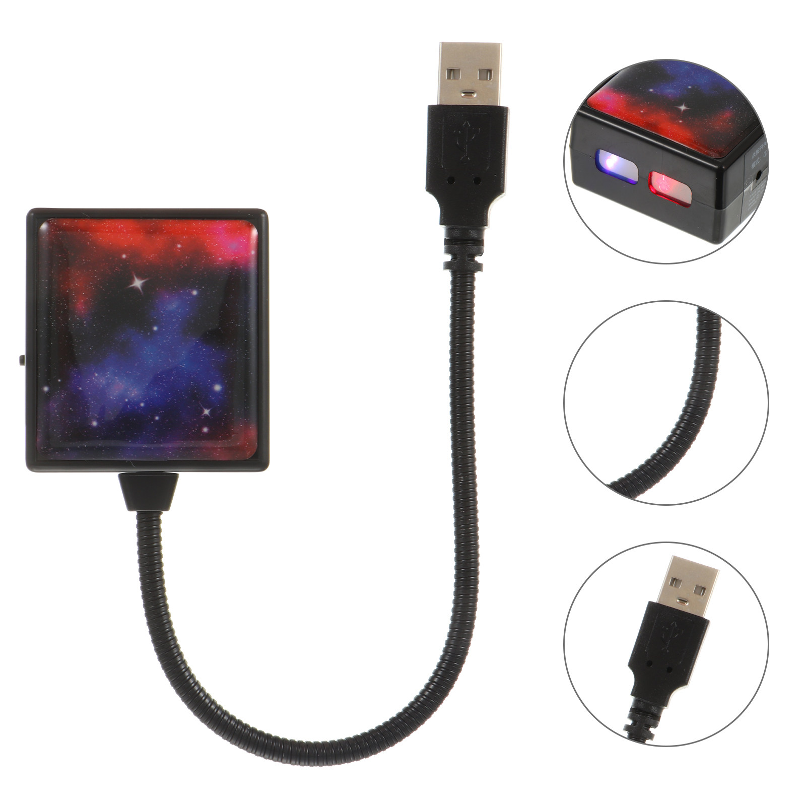 Bedroom Lighting Decor Ideas - USB-проектор звездного неба для автомобиля, компактный