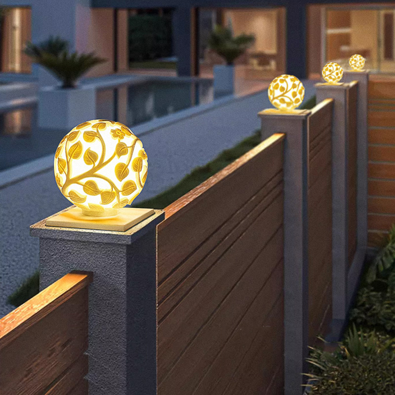 Decor Lighting Floor Lamps - Уличные колонные светильники, солнечные светодиодные колонные