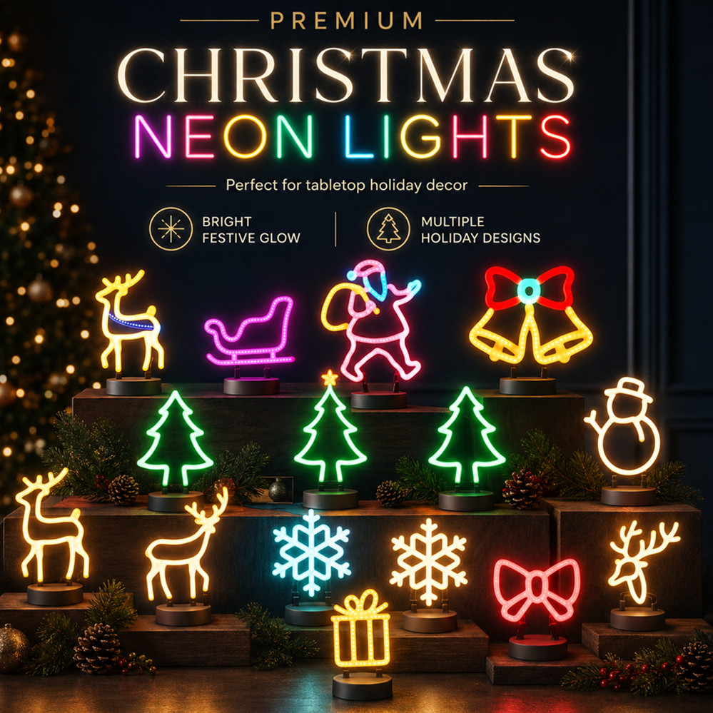 Room Decor Lighting Lamp - Рождественское украшение: светодиодная неоновая вывеска в