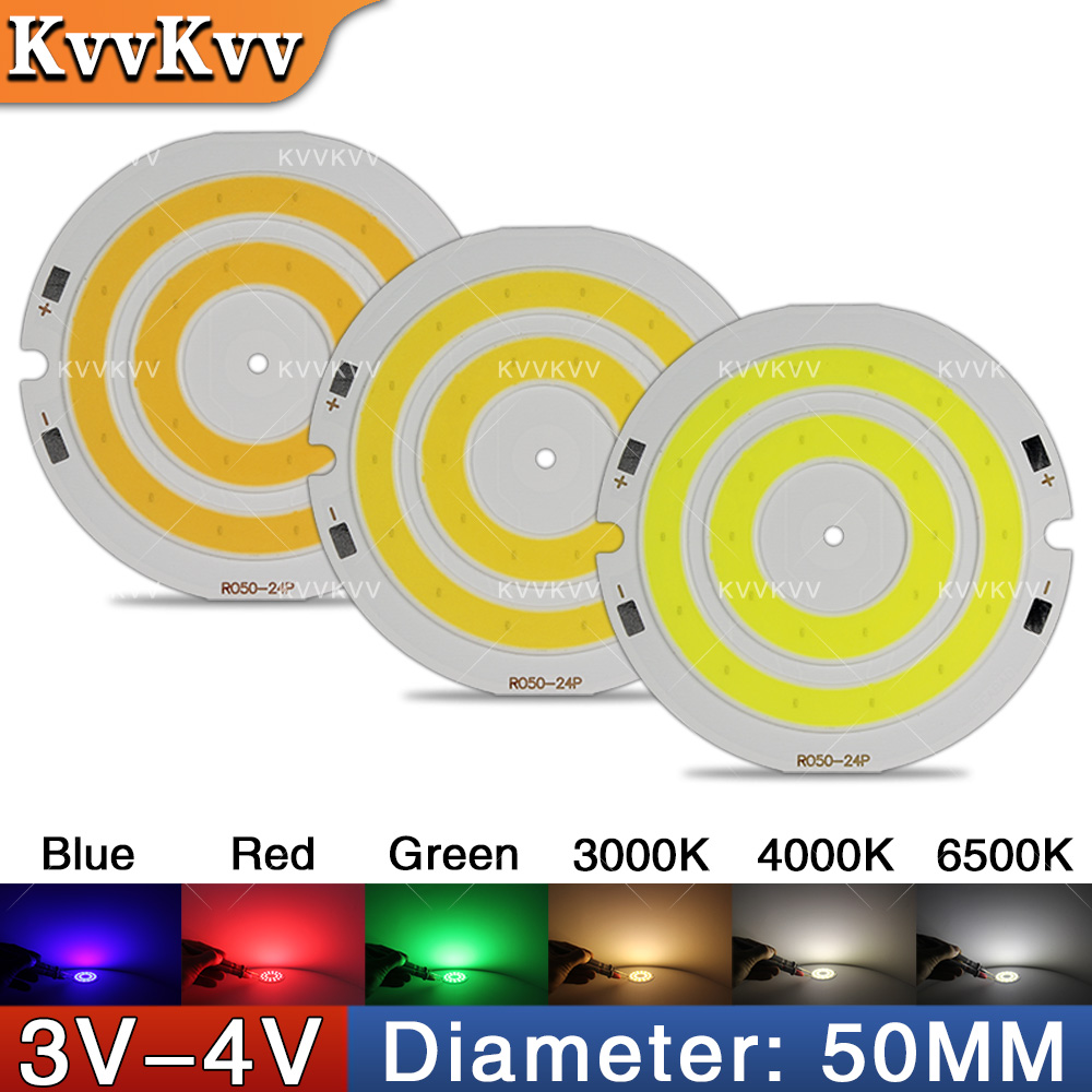 Lighting Decor For House - 3V 4V Круглая светодиодная лампа COB