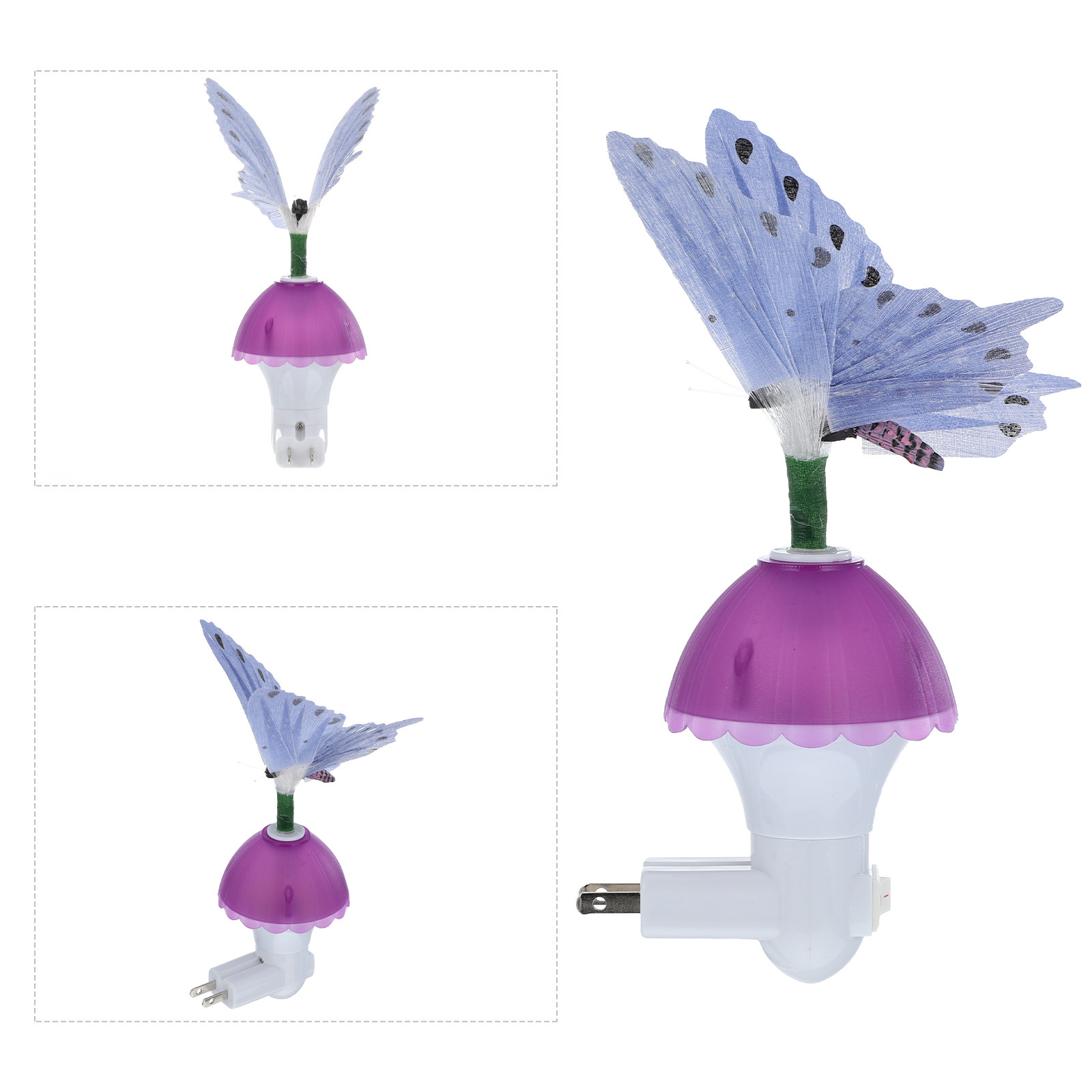 Lighting Home Decor Ideas - Ночник «Бабочки» с 3D-эффектом, создающий визуальное