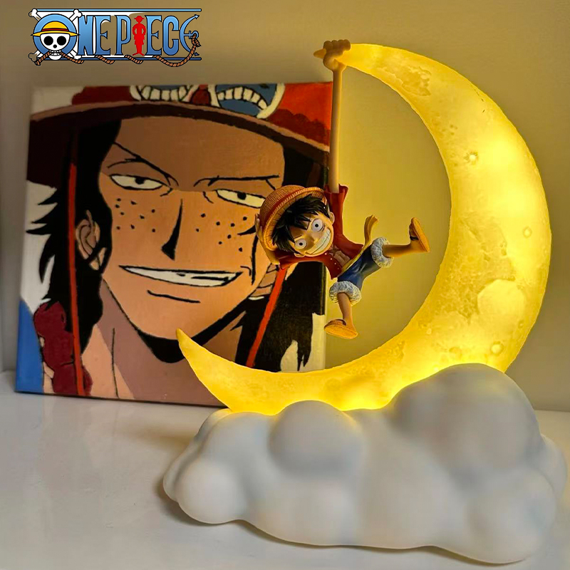 Touch Dimmer Lamp - Ночник «Аниме One Piece: Луффи», настольный