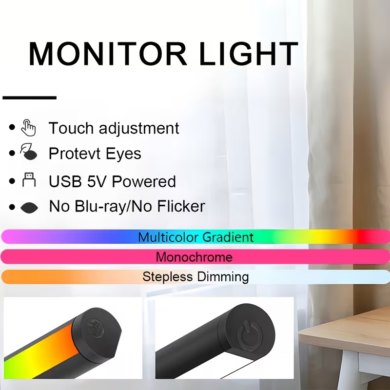 Светодиодная лампа-монитор, по – обзор и цена Touch Dimmer Lamp