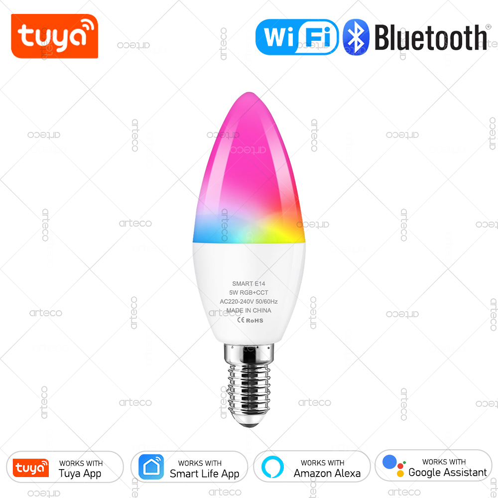 Tuya E14 Свеча Лампа Smart Lif – обзор и цена Touch Dimmer Lamp