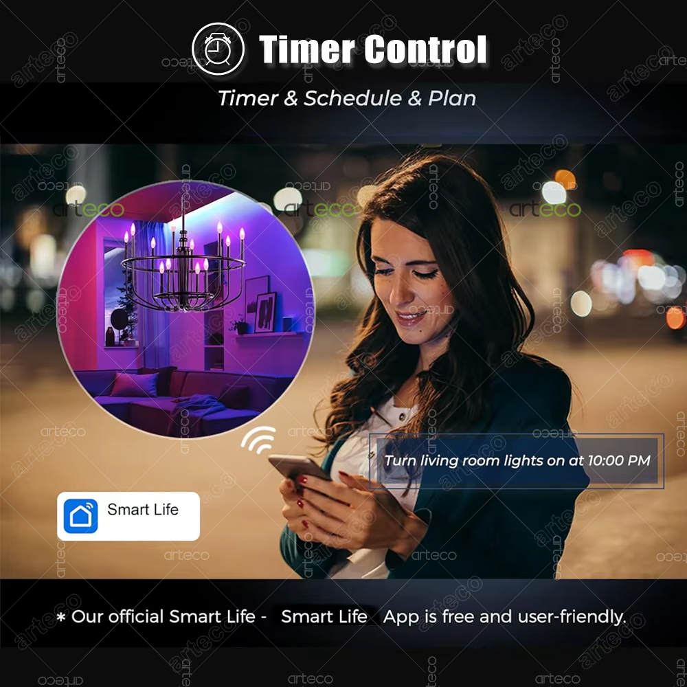 Tuya E14 Свеча Лампа Smart Lif – обзор и цена Touch Dimmer Lamp