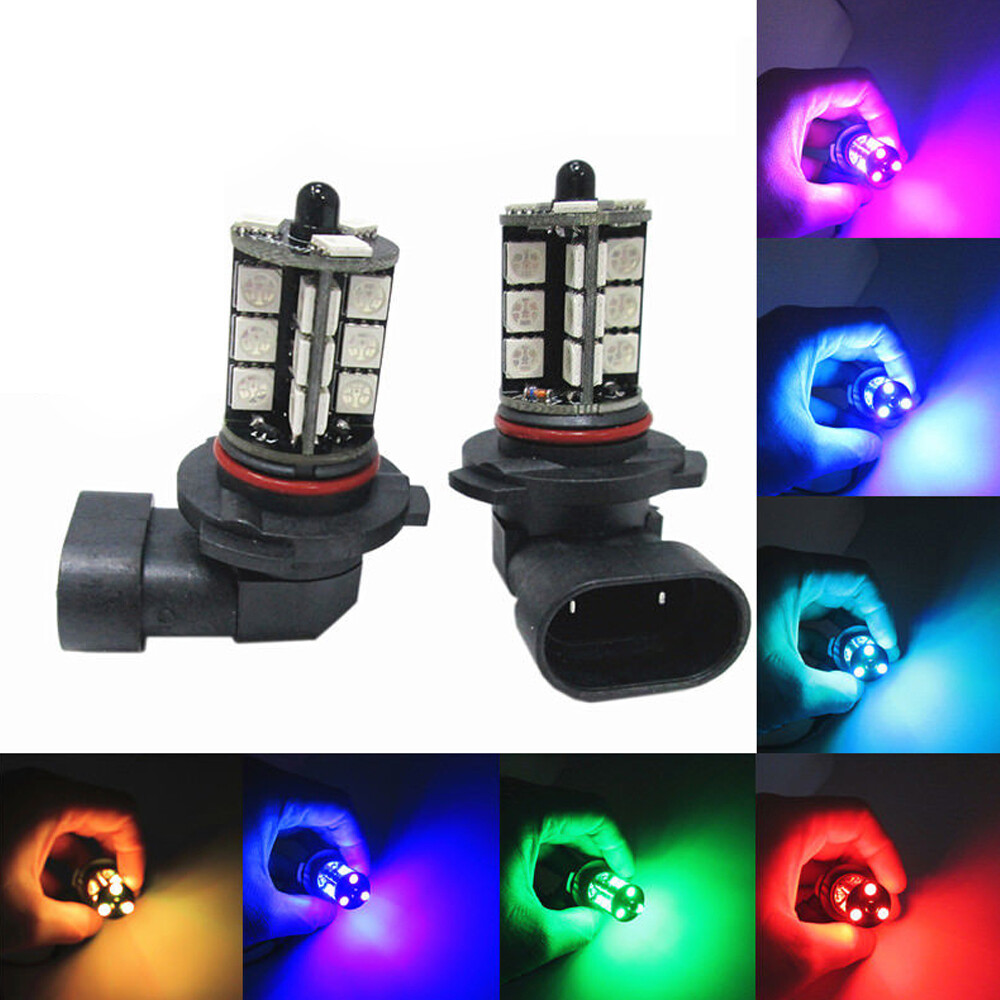 2x RGB H11 H9 H8 5050 27SMD Ав – обзор и цена Touch Dimmer Lamp