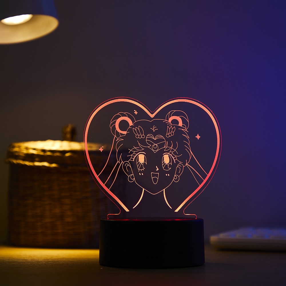 3D LED ночник с персонажем мул – обзор и цена Touch Dimmer Lamp